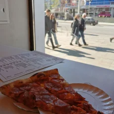 Кафе быстрого питания NYC slice pizza фотография 4