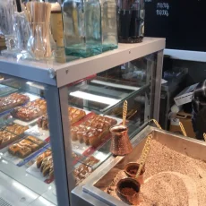 Точка продажи кофе на песке Sabbia на Лесной улице фотография 1
